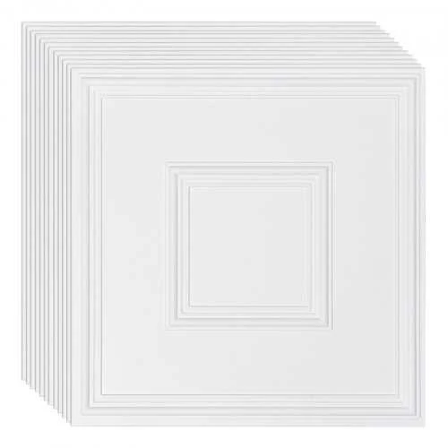 VEVOR 12 vnt. PVC lubų plokštės 61x61 cm