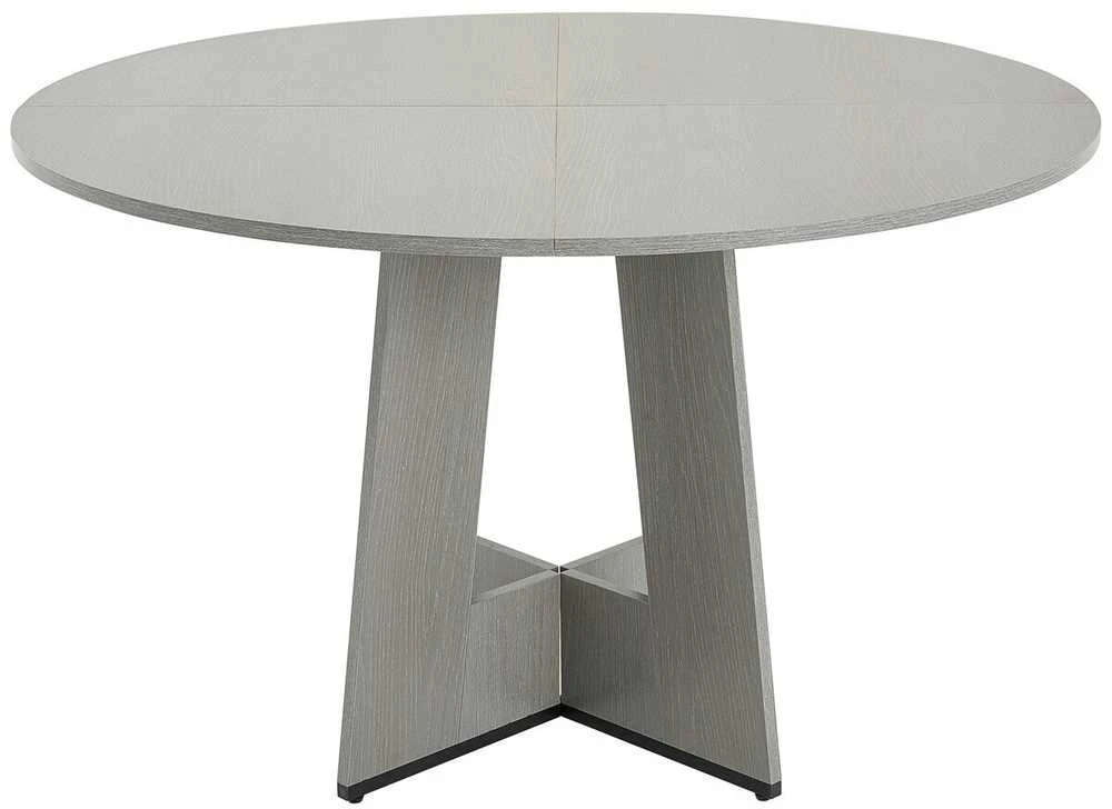 VEVOR 120 cm apvalus medinis valgomojo stalas