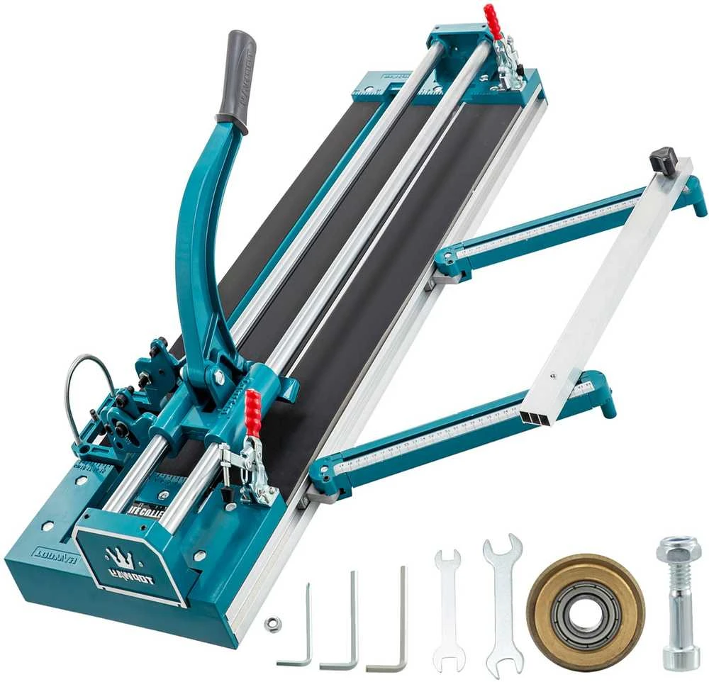 Vevor 1200 mm plytelių pjaustyklė su dviguba juosta