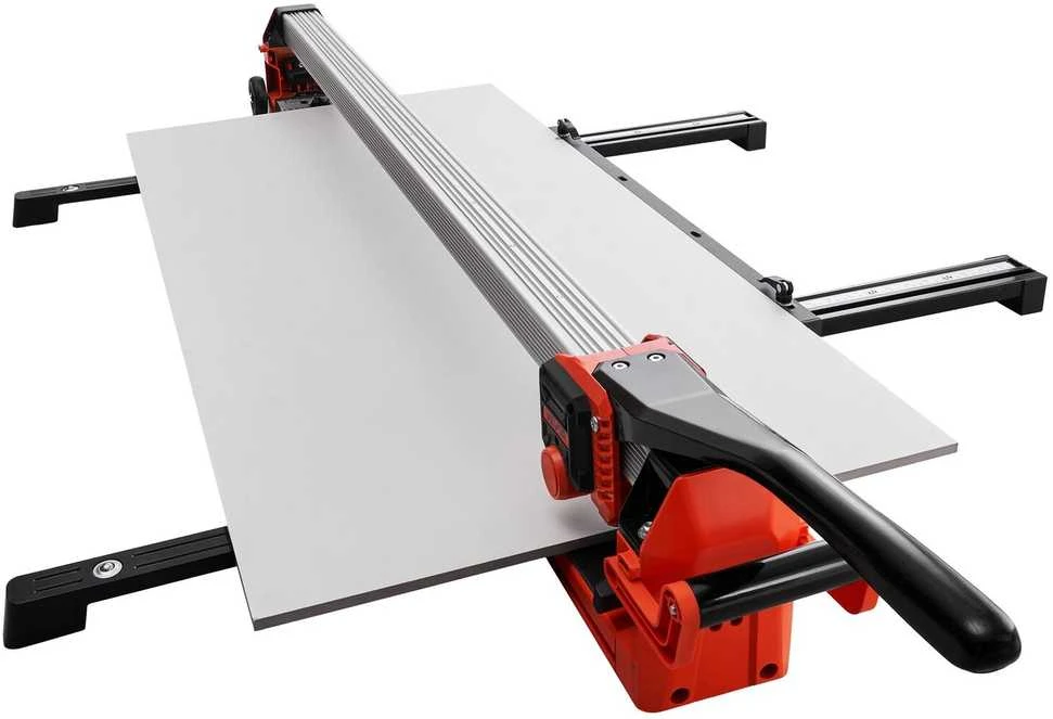 Vevor 1200 mm plytelių pjaustyklė su kreipiančiosiomis