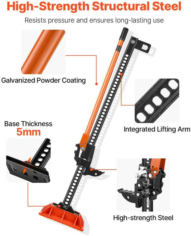 VEVOR 122 cm ūkinis keltuvas su pagrindu 3.18 t