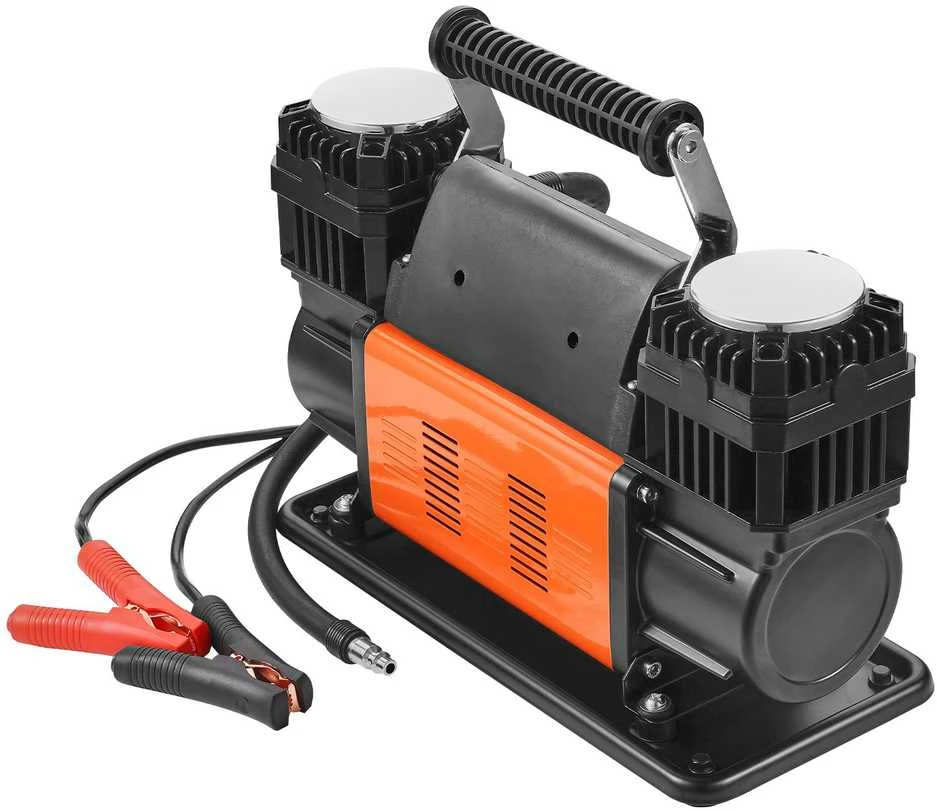 VEVOR 12V 10.6 CFM dviejų cilindrų oro kompresorius