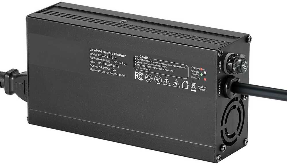 VEVOR 12V 10A išmanusis LiFePO4 kroviklis RV