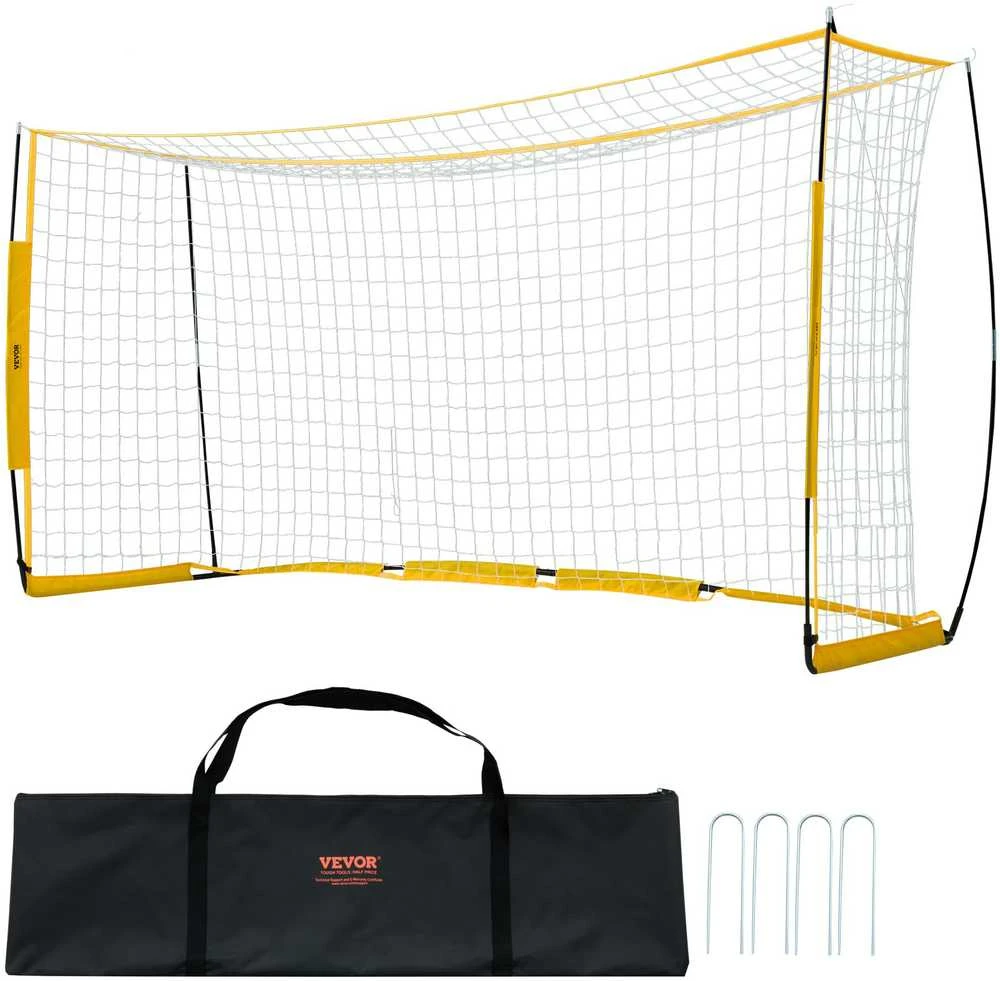 Vevor 12x6 pėdų nešiojamas futbolo vartas vaikams