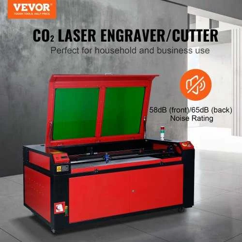 VEVOR 130W CO2 lazerinis graviravimo aparatas 900x1400mm