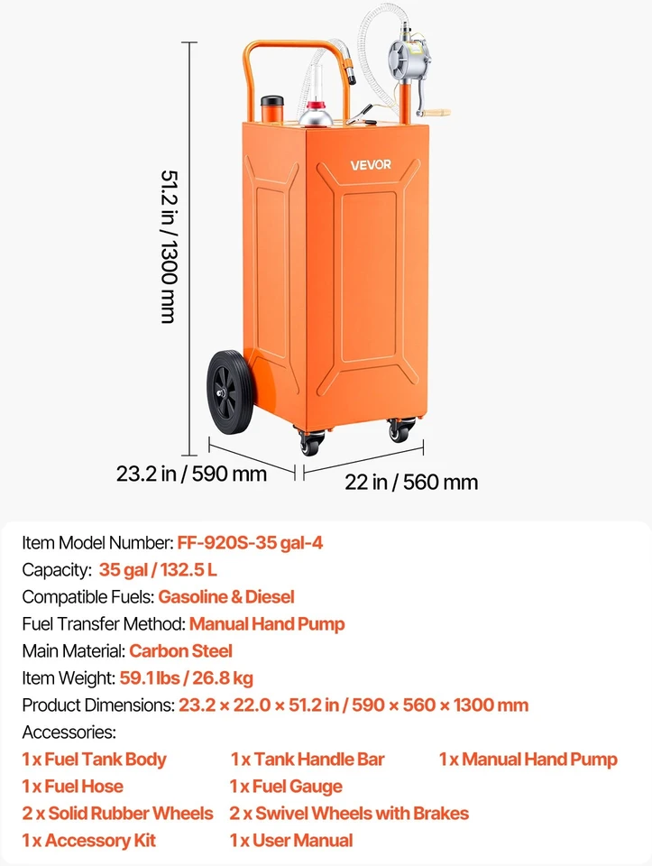 132,5 l kuro vežimėlis su rankine pompa