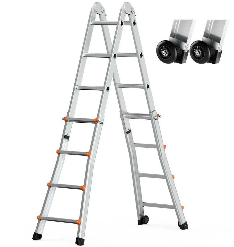 VEVOR 15 ft teleskopinės kopėčios darbams