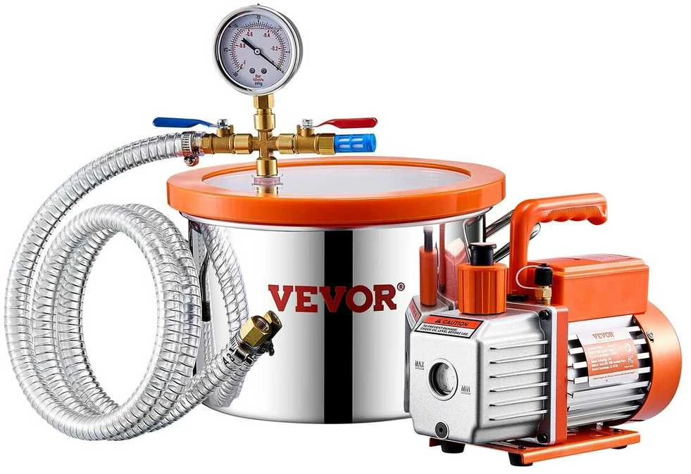 VEVOR 1,5 galono vakuuminis degazavimo rinkinys