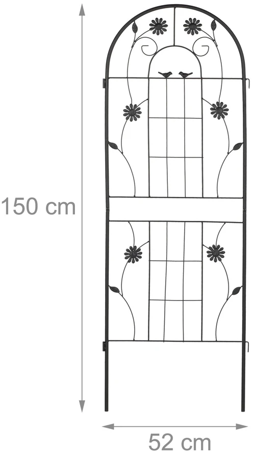 Relaxdays 150 cm Treliažo rinkinys, 2 vnt.