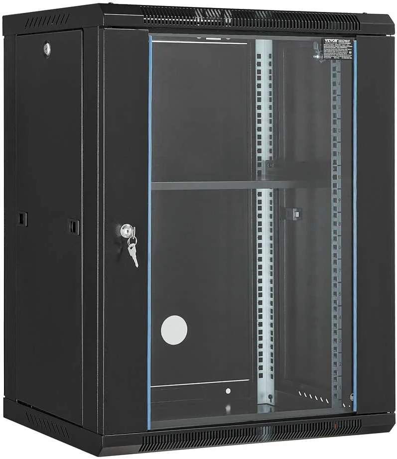 VEVOR 15U sieninis serverio stovo spintos korpusas