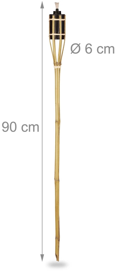 Relaxdays 16 sodo fakelų rinkinys 90cm