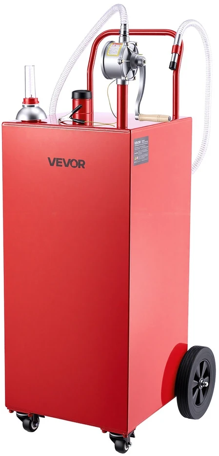 VEVOR 189,3 l kuro vežimėlis su rankine pompa