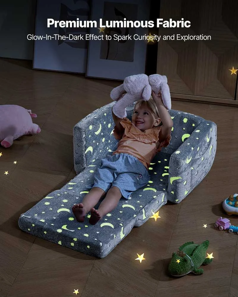 VEVOR 2-in-1 vaikų sofa-lova su porankiais