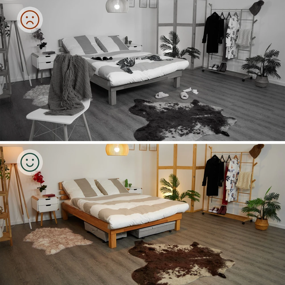 Relaxdays 2 laikymo dėžių po lova rinkinys