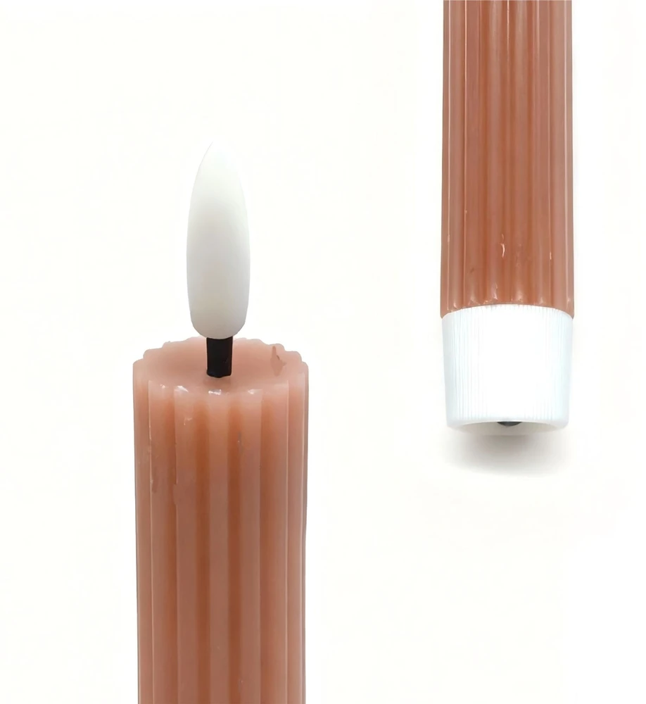 Relaxdays 2 LED kūginių žvakių rinkinys