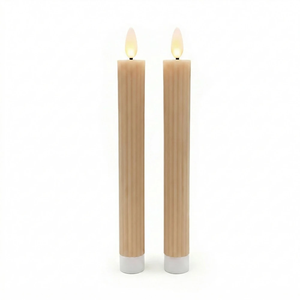 Relaxdays 2 LED kūginių žvakių rinkinys