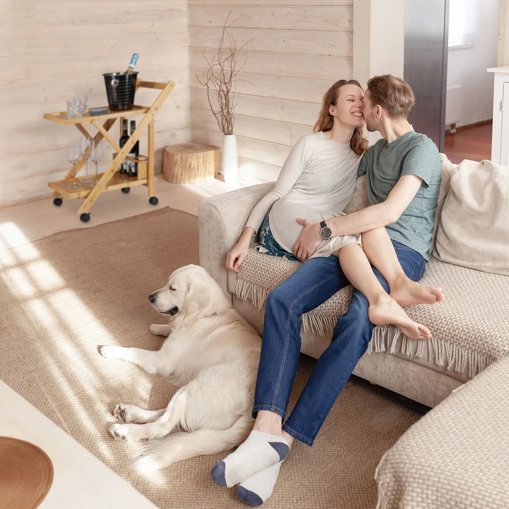 Relaxdays 2 lygių bambukinis virtuvės vežimėlis