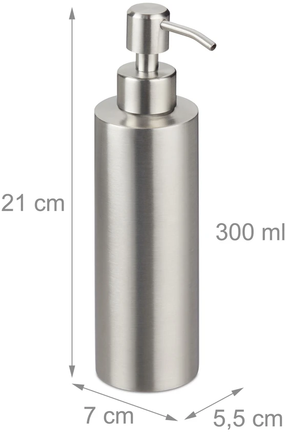 Relaxdays 2 muilo dozatorių rinkinys 300ml