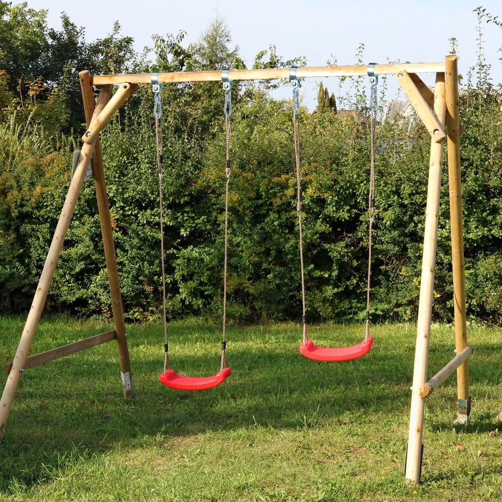 Relaxdays 2 sūpynių apkabų su karabinais rinkinys
