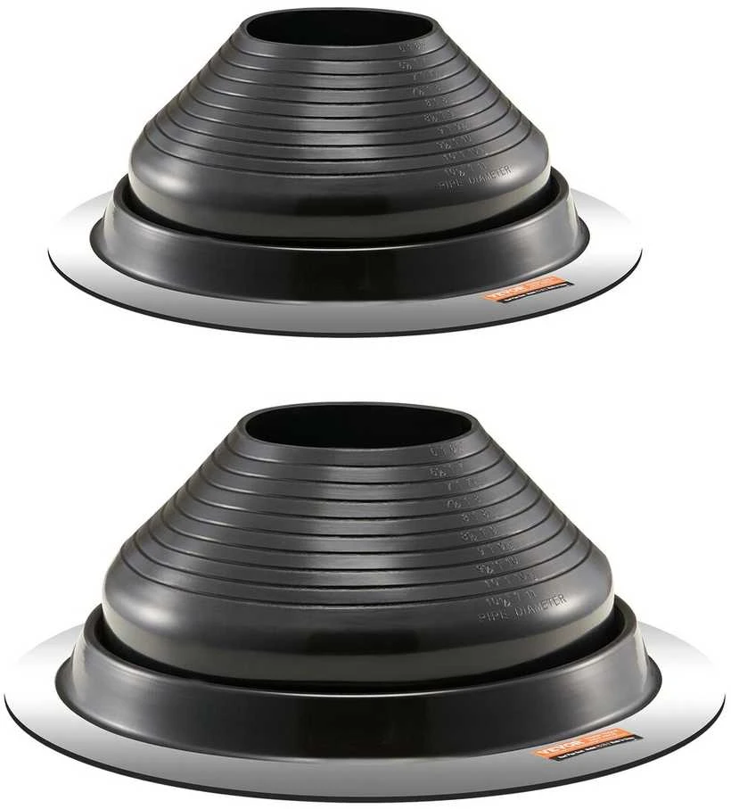 VEVOR 2 vnt. metalinės stogo vamzdžių apsaugos 150-280 mm