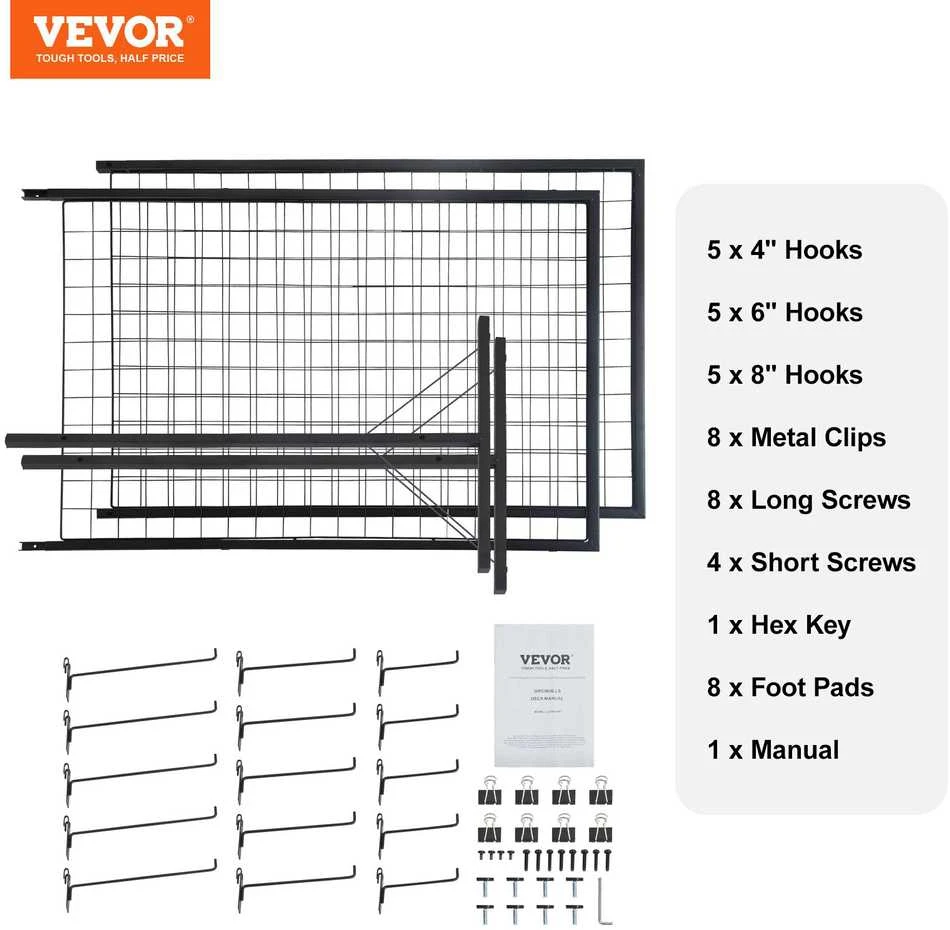 VEVOR 2 x 5,6 kojos tinklelio sienos panelės bokštelis
