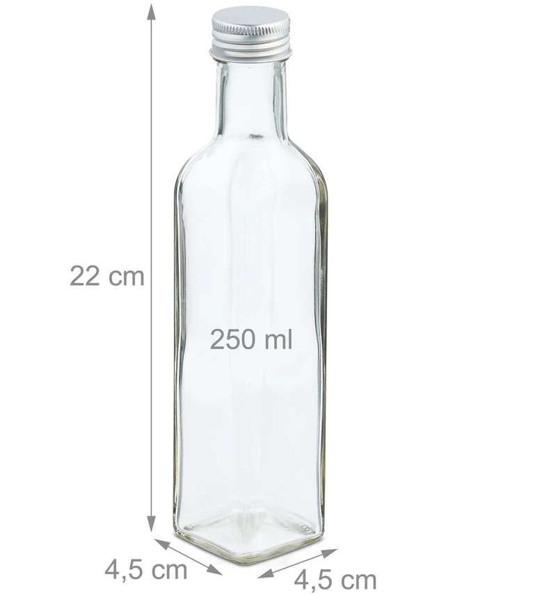 Gertuvė Relaxdays 250 ml buteliai užpildymui