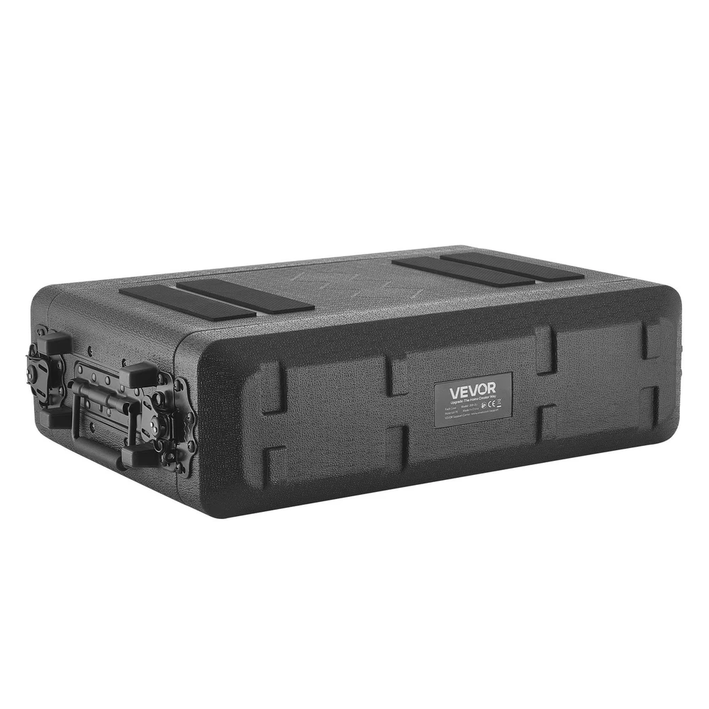 VEVOR 2U rack dėklas, mikrofonų skyriai