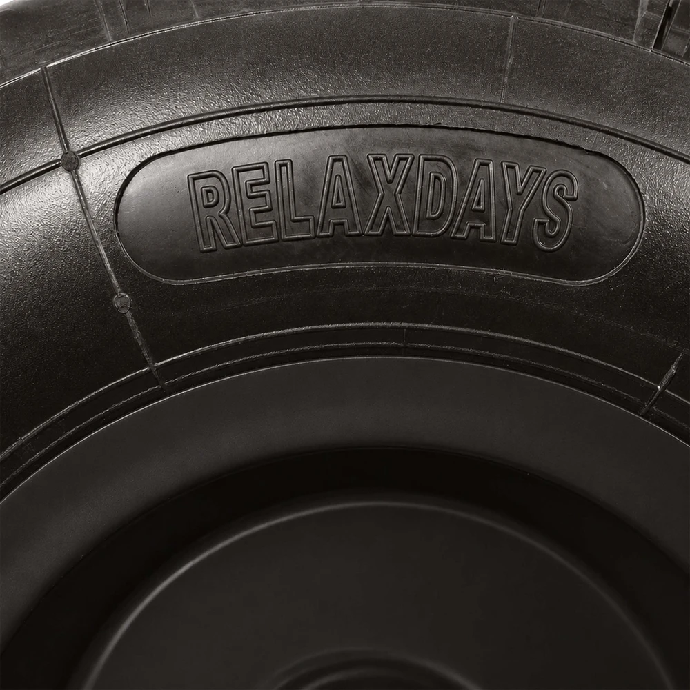Relaxdays 2x karučio ratų 4.00-6 iš vientisos gumos