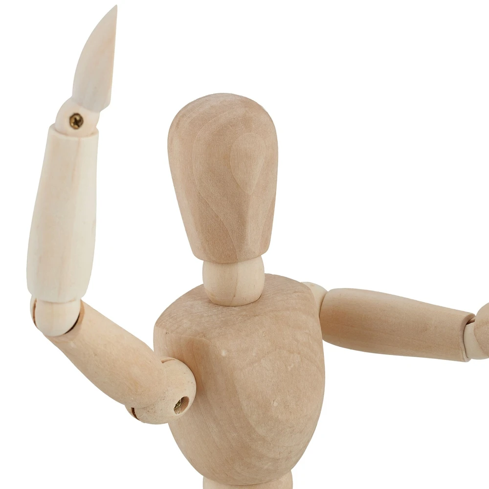 Relaxdays 2x medinis manekenas 30cm