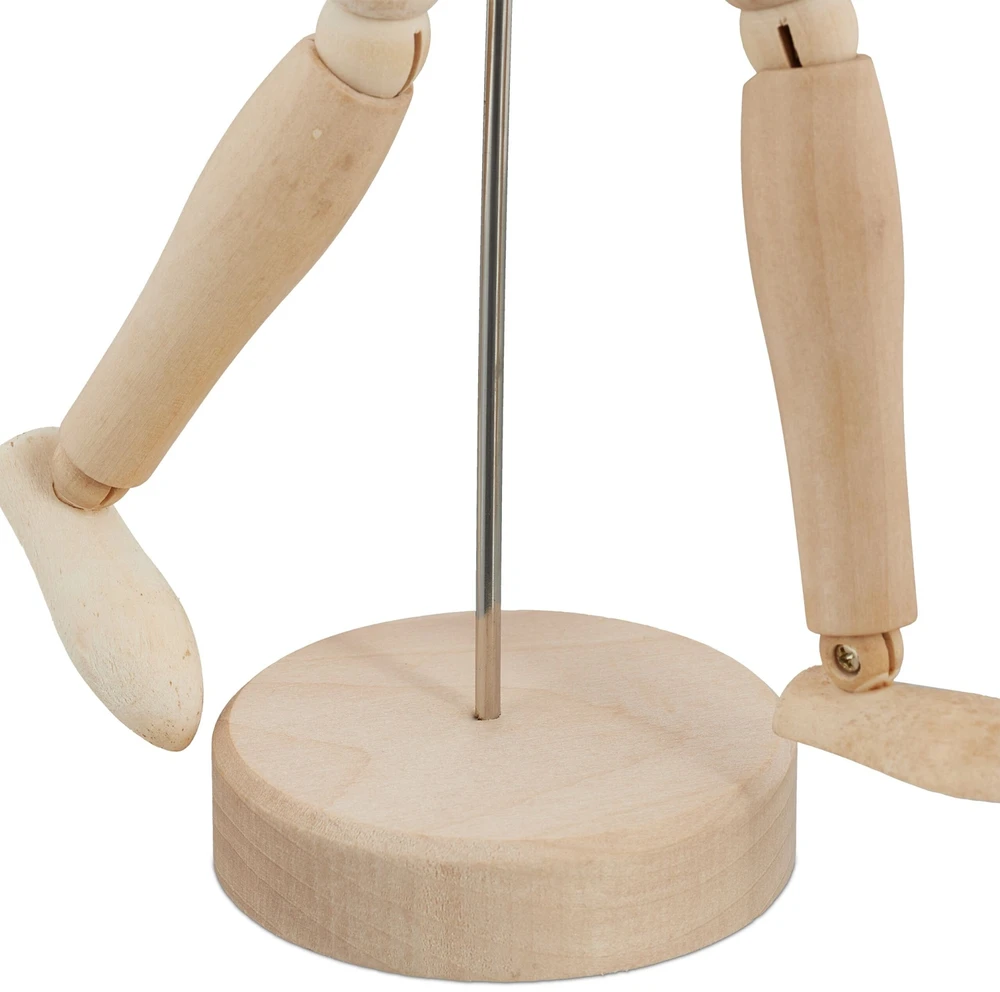 Relaxdays 2x medinis manekenas 30cm