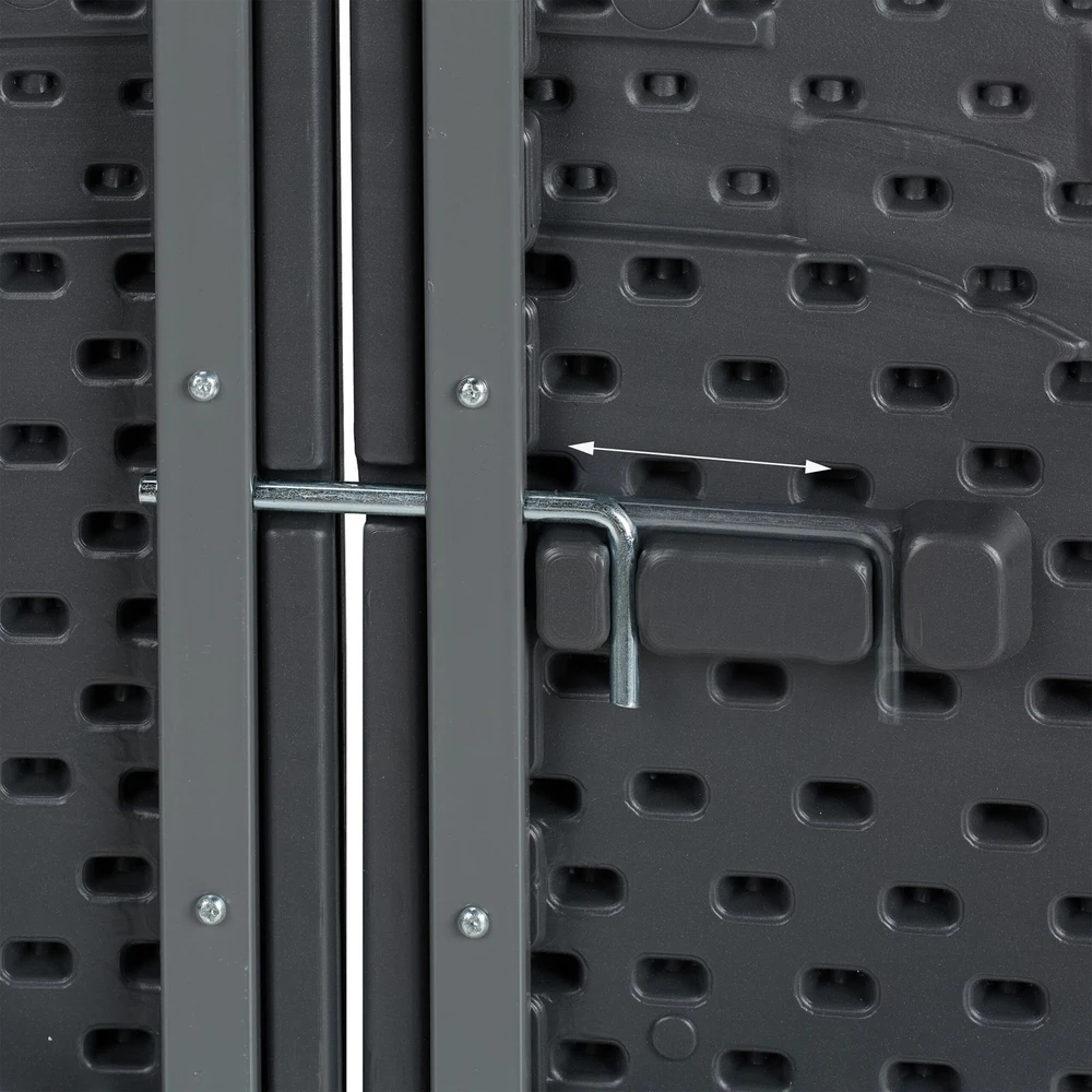 Lauko baldų komplektas Relaxdays 3 dalių sulankstomas sodo baldų komplektas