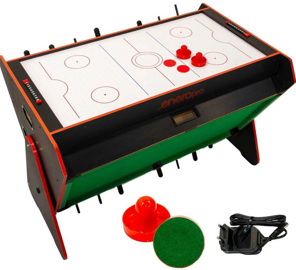 Enero Pro 3-in-1 žaidimų stalas: biliardas, futbolas, oro ritulys