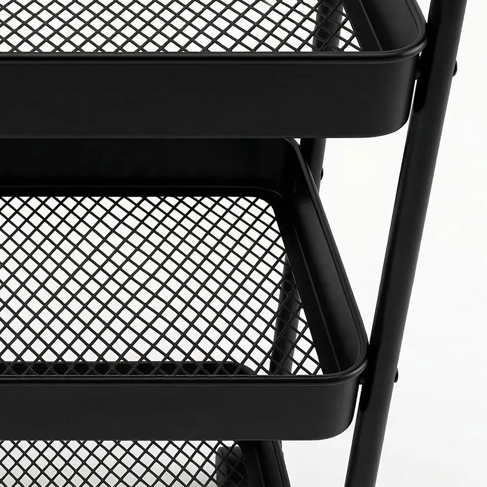 Relaxdays 3 lygių tinklinis vežimėlis