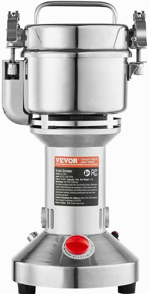 VEVOR 300g pramoninė prieskonių malūnėlė elektrinė