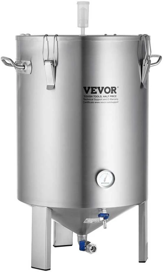 VEVOR 304 nerūdijančio plieno alaus fermentatorius 60 L