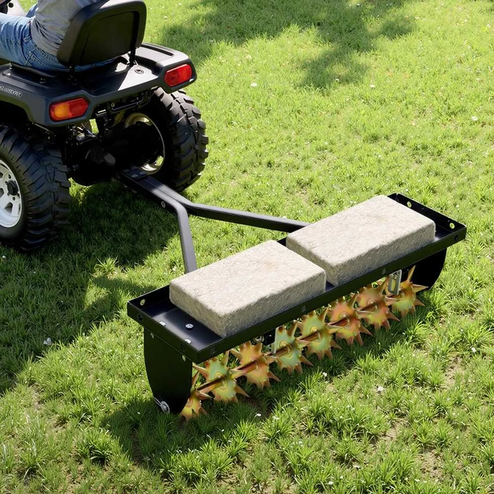 Vevor 31 cm kištukinis aeratorius traktoriams