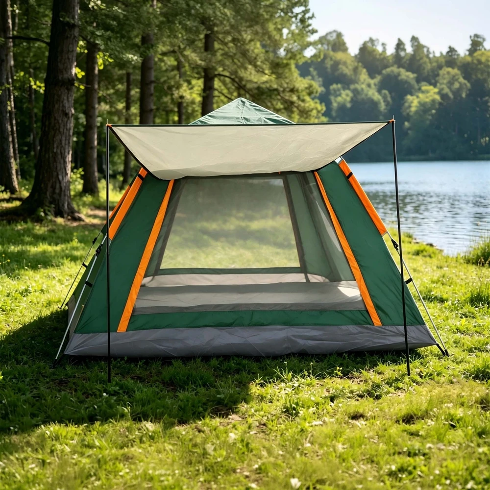 Relaxdays 3–4 asmenų palapinė su tentu