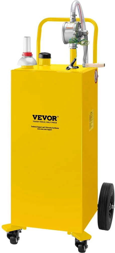 VEVOR 35 galonų kuro vežimėlis su pompa