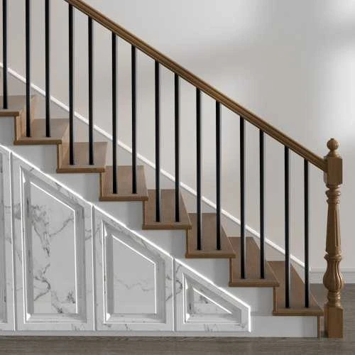VEVOR 36 cm laiptų balustrai su aliuminio vreigiais