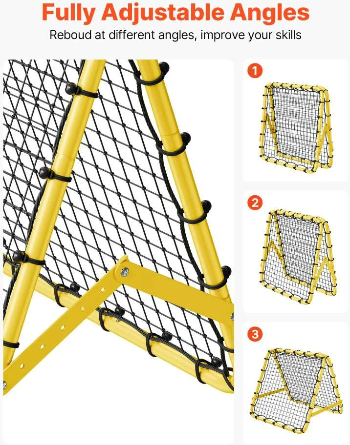 VEVOR 37x35x40 cm futbolo atšokimo tinklas