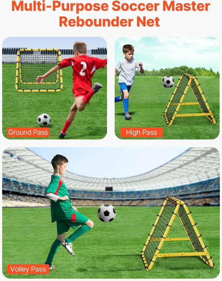 VEVOR 37x35x40 cm futbolo atšokimo tinklas