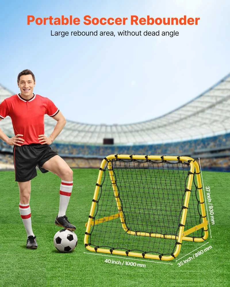 VEVOR 37x35x40 cm futbolo atšokimo tinklas