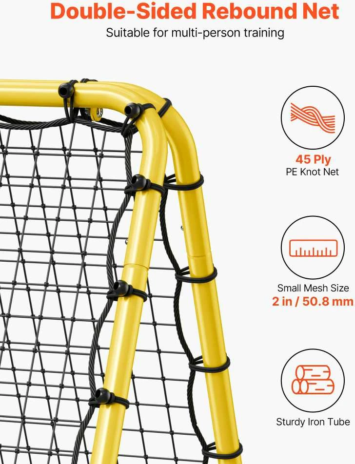 VEVOR 37x35x40 cm futbolo atšokimo tinklas