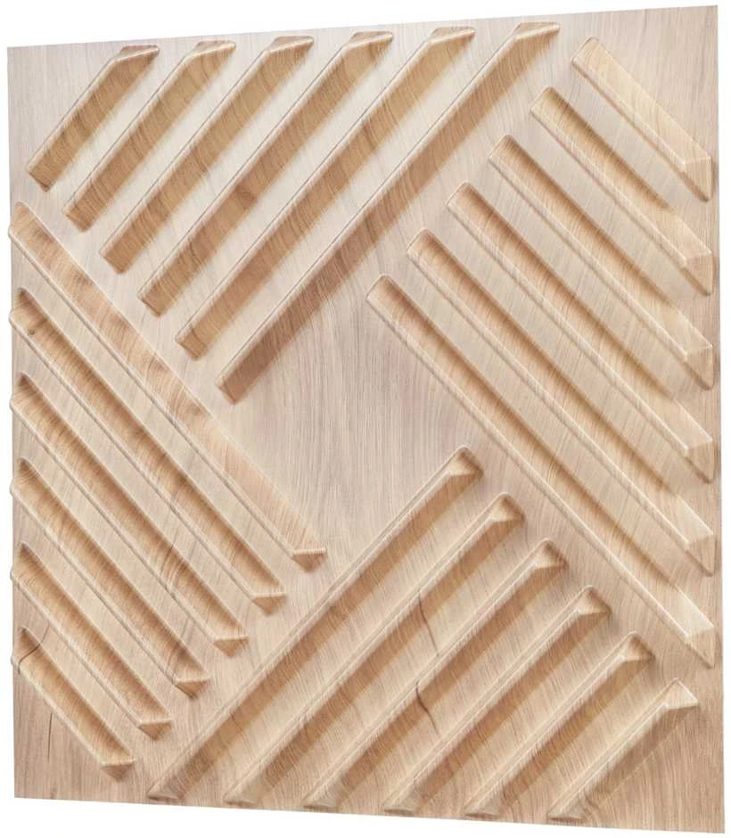 VEVOR 3D sienų plokštės 12-vnt 50x50 cm PVC