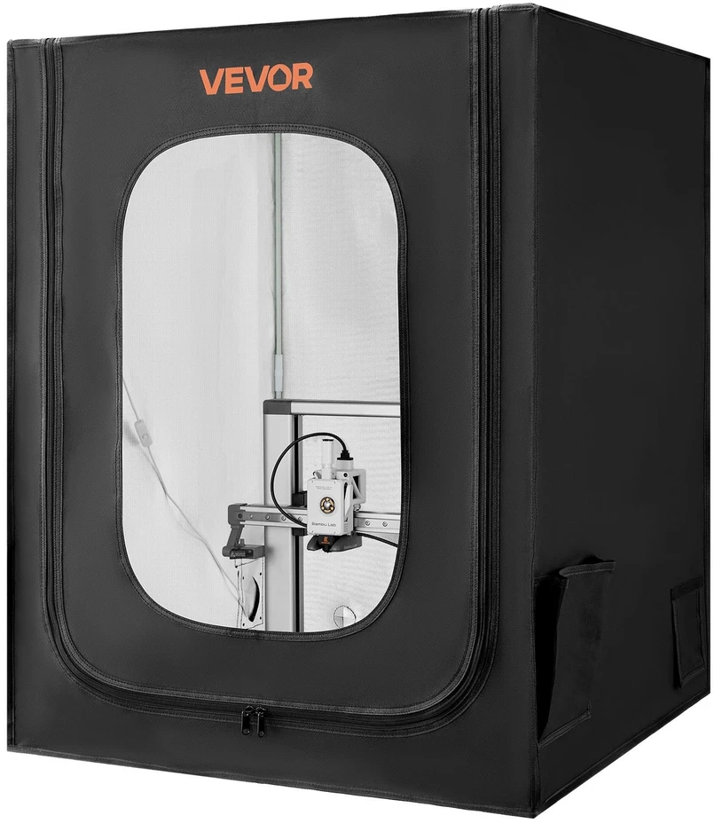 Vevor 3D spausdintuvo apsauga su LED apšvietimu