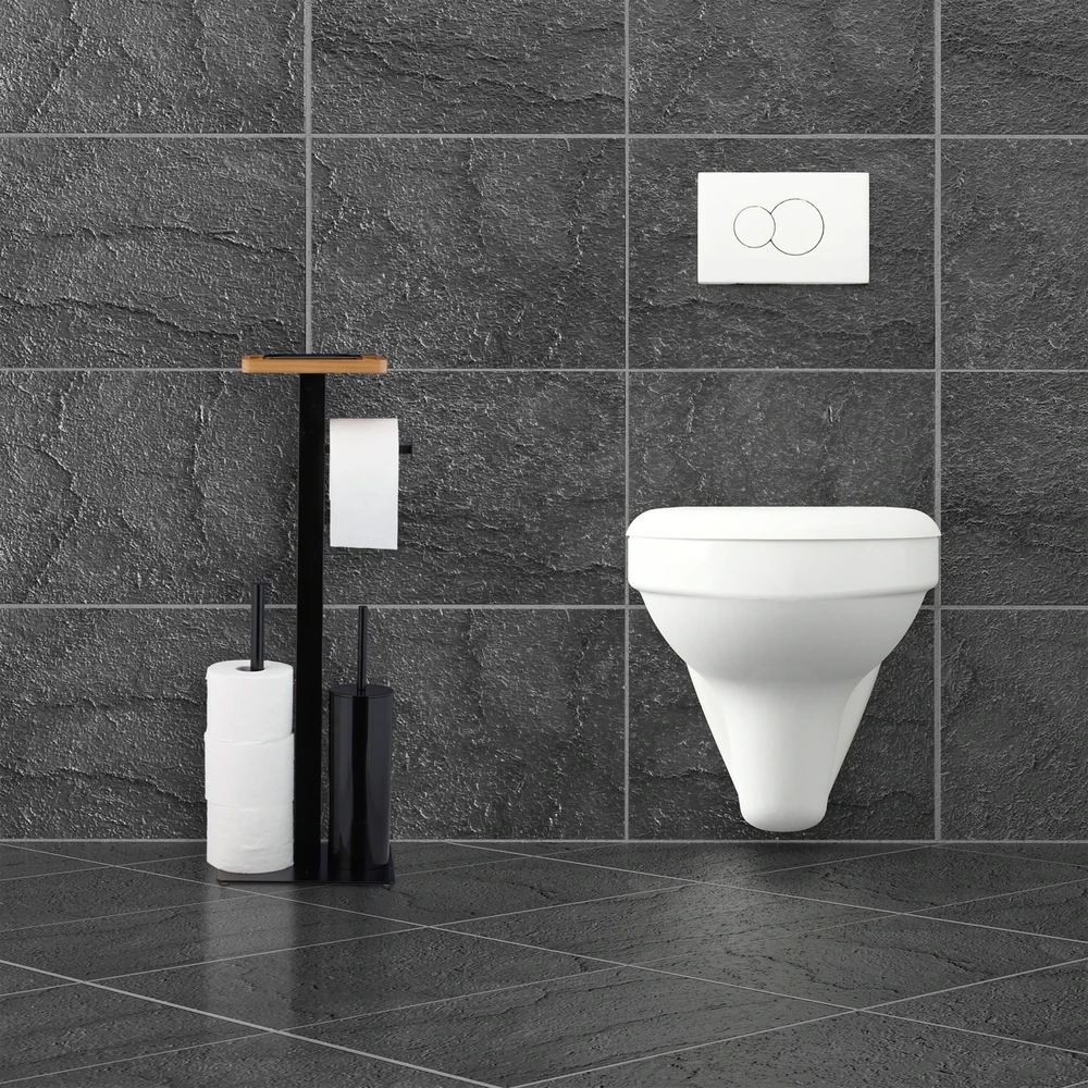 Relaxdays 3in1 WC rinkinys su padėkliuku