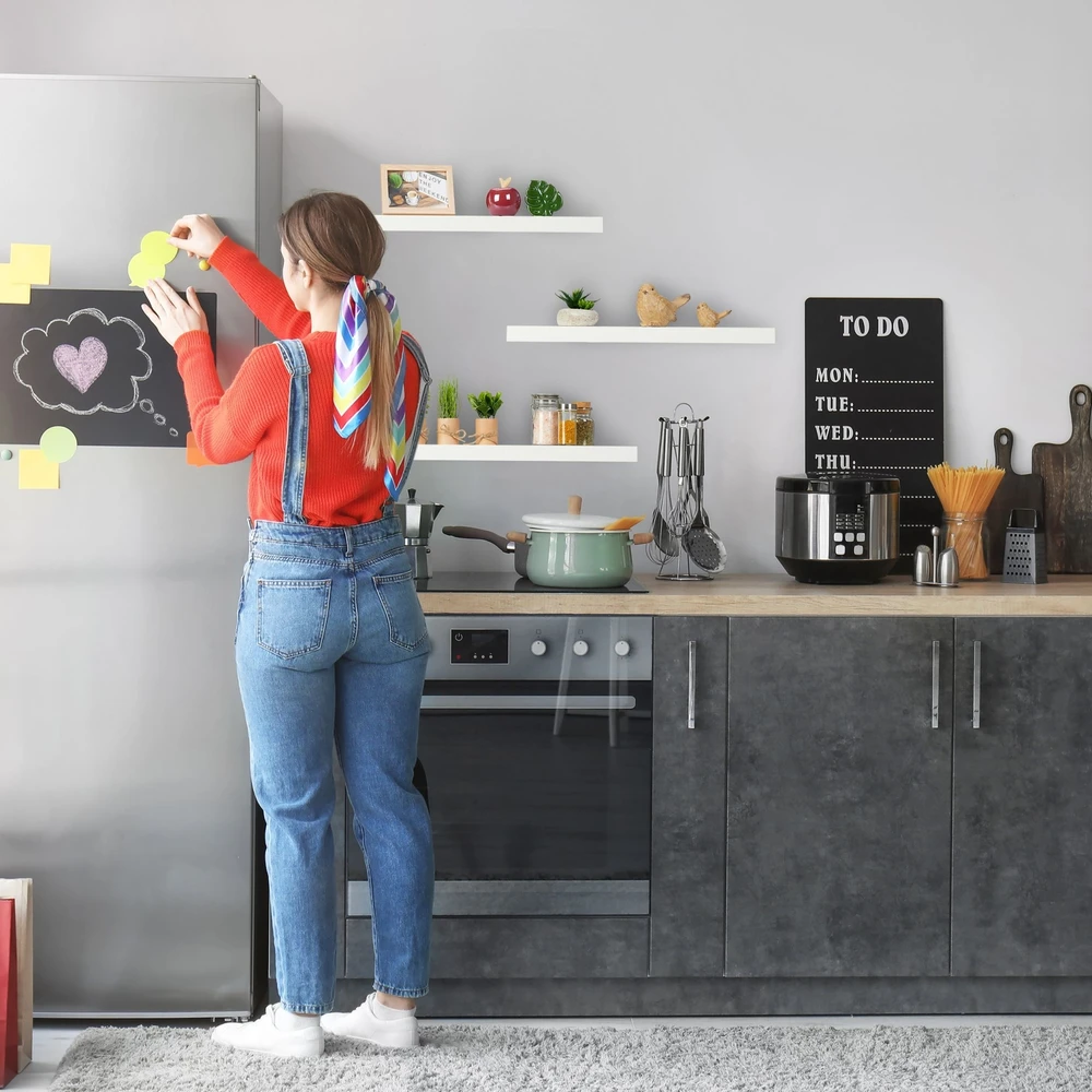 Relaxdays 3x didelės baltos plaukiojančios sieninės lentynos