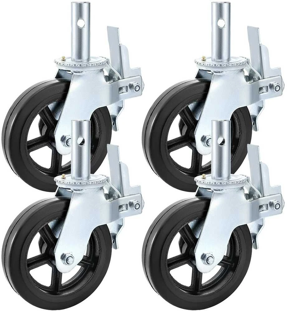 VEVOR 4 dalių 20 cm guminiai sukamieji ratukai