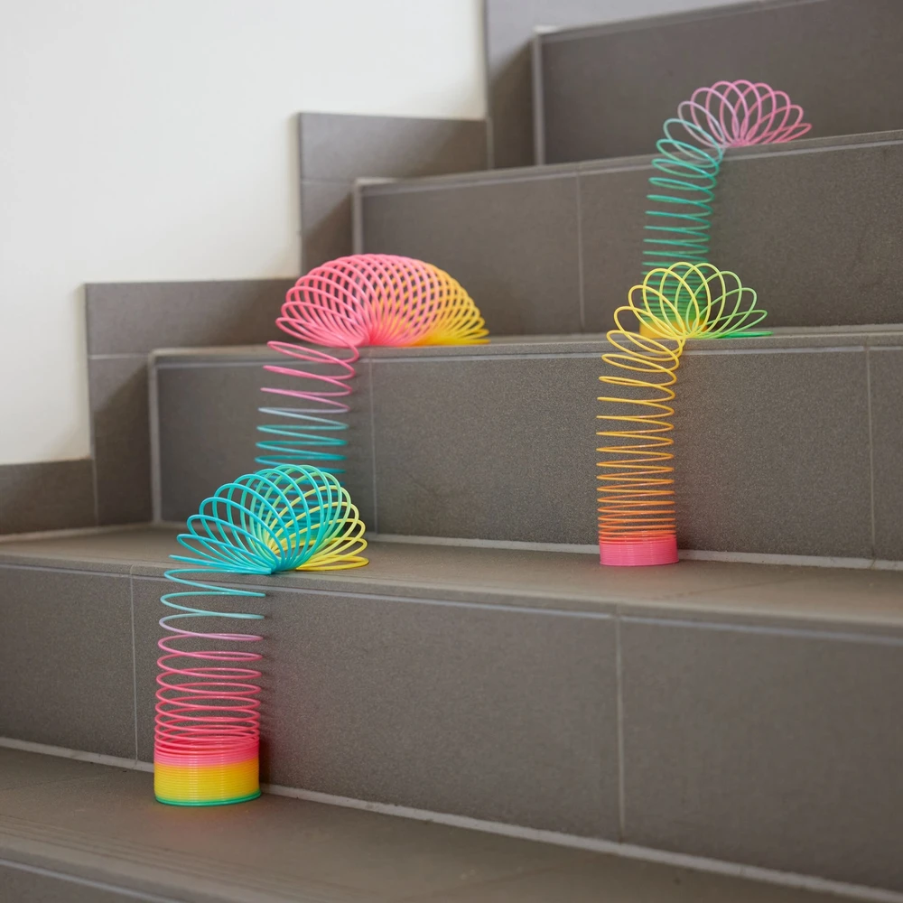 Relaxdays 4 dalių vaivorykštinių spiralių rinkinys
