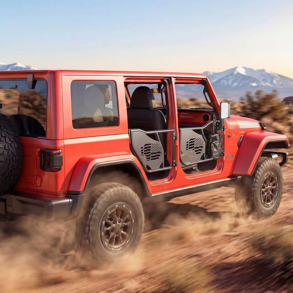 VEVOR 4 durų jeep vamzdiniai lauko durelės